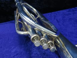 Yamaha YBH301S Junior 3 Valve Silver Baritone Horn Serial #001022 Yamaha YBH301S Junior 3 Valve Silver Baritone Horn Serial #001022