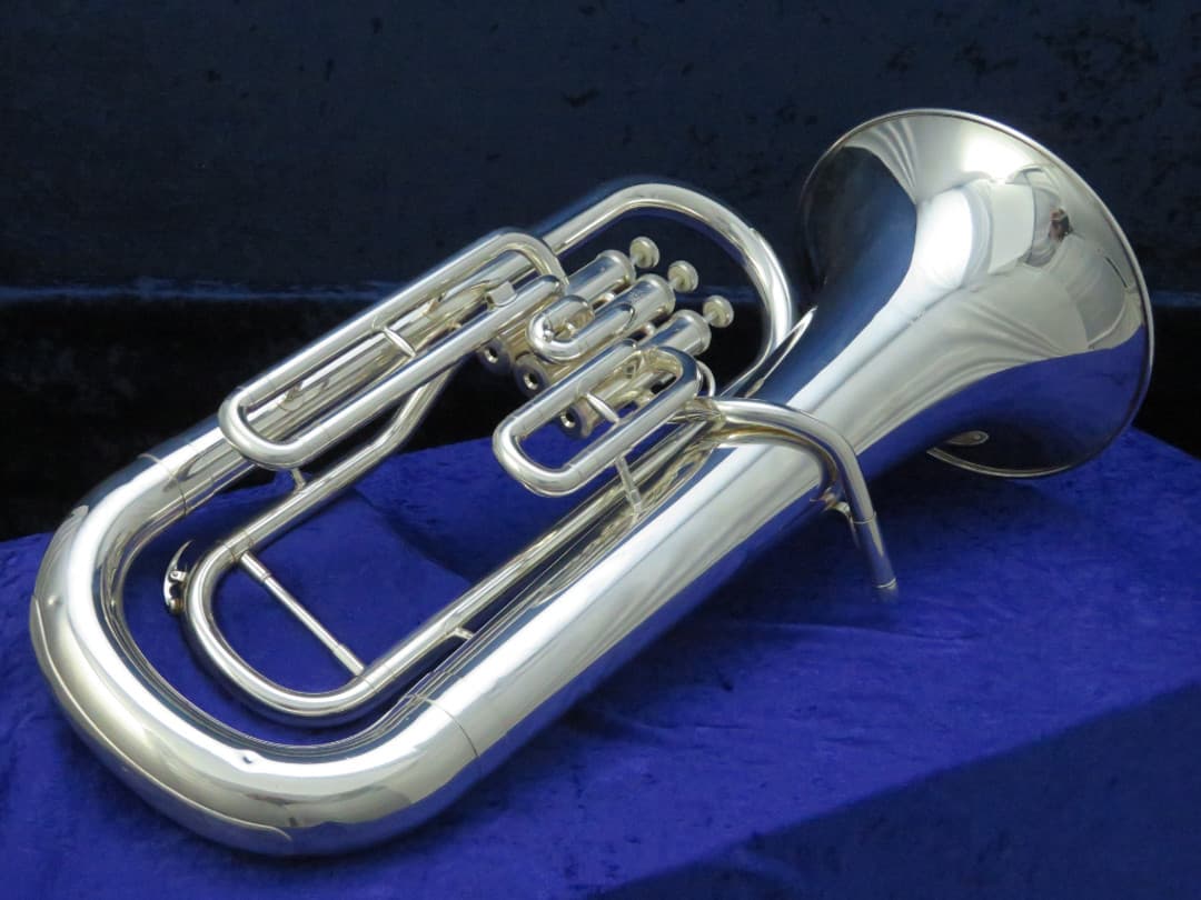 Yamaha YEP201 3 Valve Silver Euphonium Serial #308512