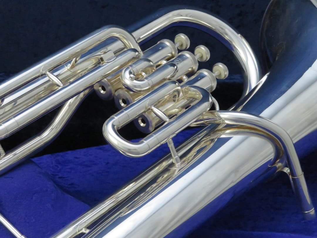 Yamaha YEP201 3 Valve Silver Euphonium Serial #308512