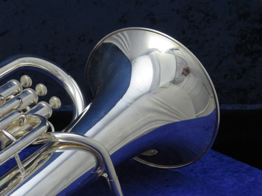 Yamaha YEP201 3 Valve Silver Euphonium Serial #308512