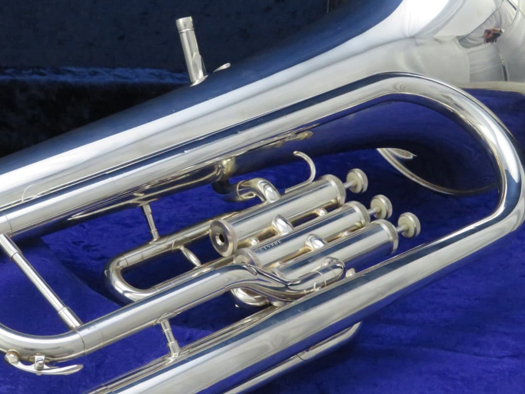 Yamaha YEP201 3 Valve Silver Euphonium Serial #308512