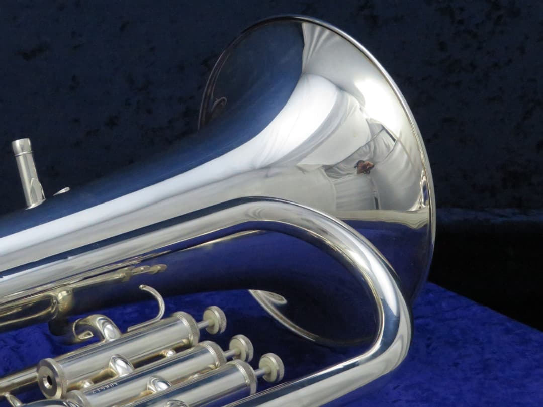 Yamaha YEP201 3 Valve Silver Euphonium Serial #308512