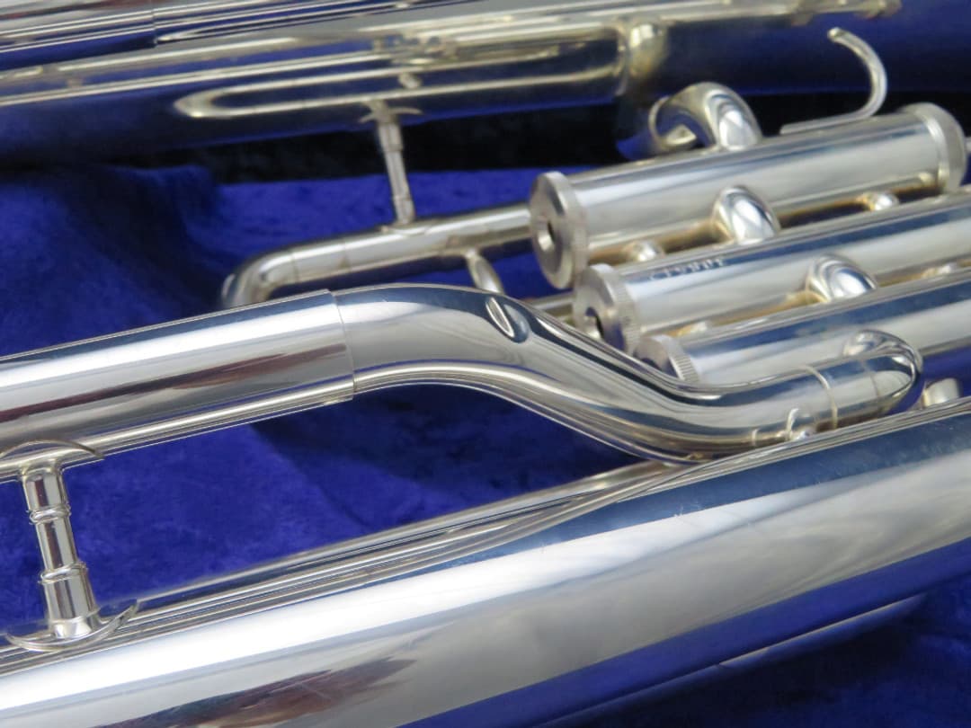 Yamaha YEP201 3 Valve Silver Euphonium Serial #308512