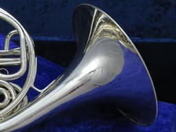 C.G. Conn 8D Silver Double French Horn Serial #GJ740024 C.G. Conn 8D Silver Double French Horn Serial #GJ740024
