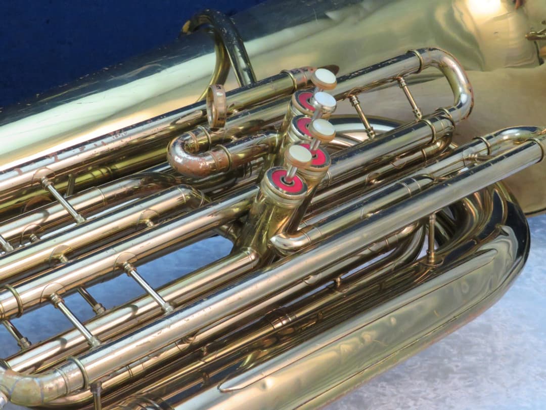 Conn BBb 5J 4 Valve Bell Up Piston Tuba Ser#402598