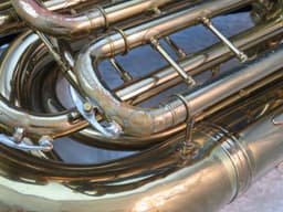 Conn BBb 5J 4 Valve Bell Up Piston Tuba Ser#402598 Conn BBb 5J 4 Valve Bell Up Piston Tuba Ser#402598