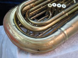 Conn BBb 5J 4 Valve Bell Up Piston Tuba Ser#402598 Conn BBb 5J 4 Valve Bell Up Piston Tuba Ser#402598