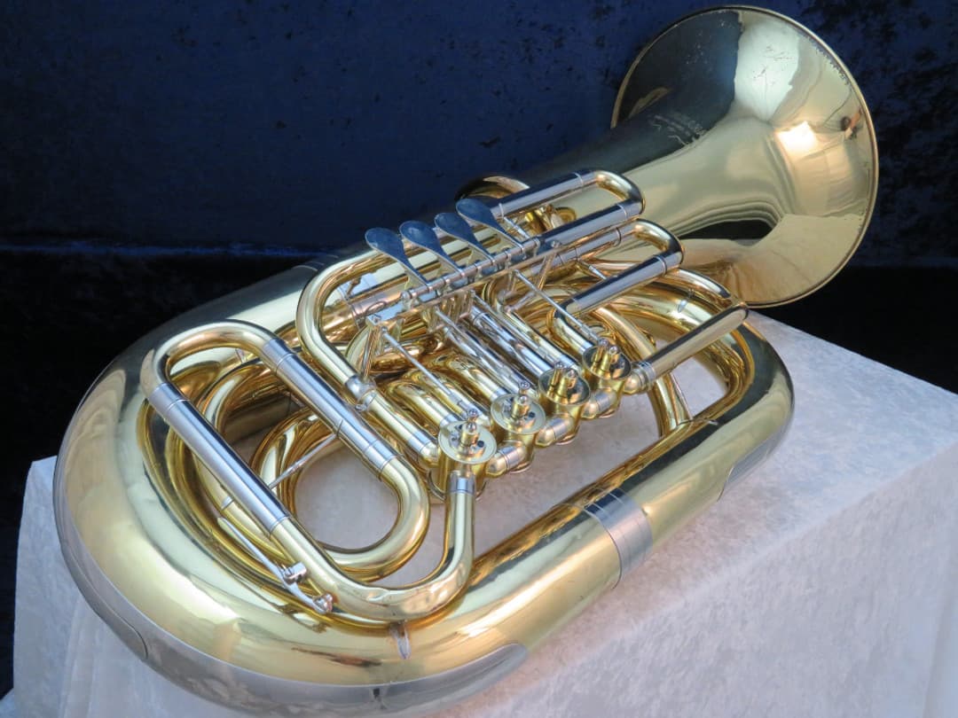 Yamaha YBB-641 4 Valve Bell Up Rotary Tuba Ser#015308