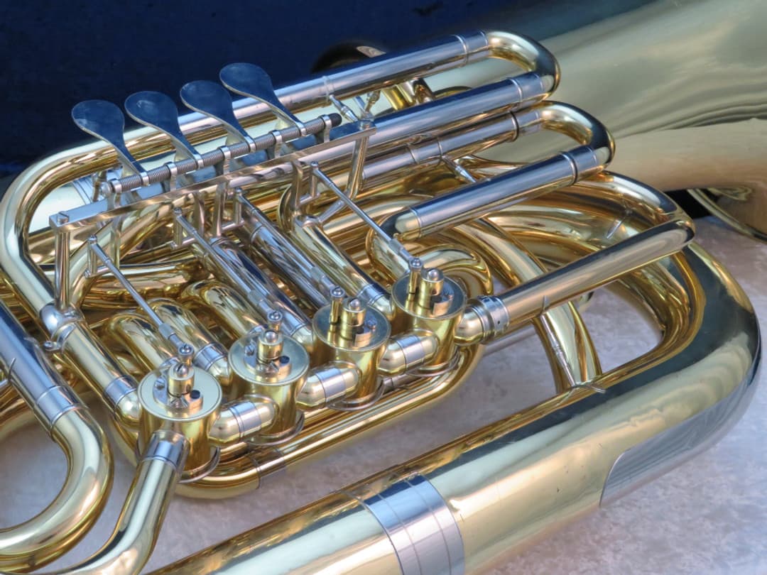 Yamaha YBB-641 4 Valve Bell Up Rotary Tuba Ser#015308