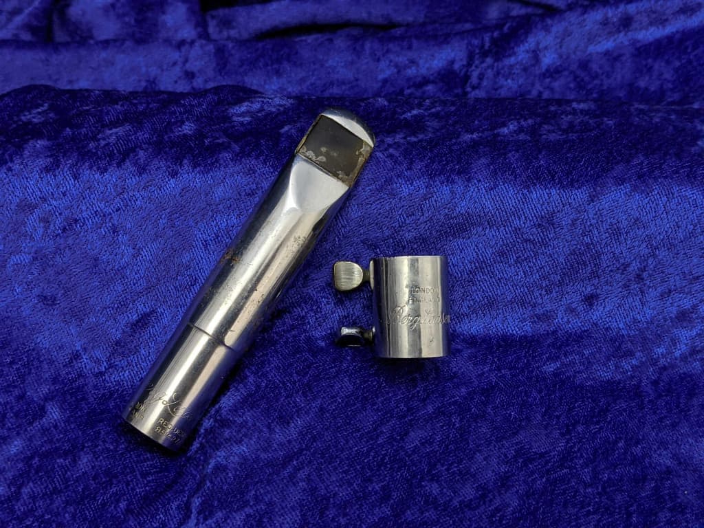 Berg Larsen 95/2 Offset M Metal Tenor Saxophone Mouthpiece Serial #isi9331-7 Berg Larsen 95/2 Offset M Metal Tenor Saxophone Mouthpiece Serial #isi9331-7