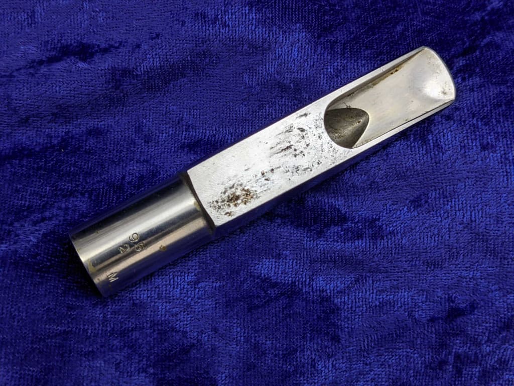Berg Larsen 95/2 Offset M Metal Tenor Saxophone Mouthpiece Serial #isi9331-7