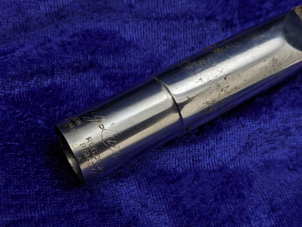 Berg Larsen 95/2 Offset M Metal Tenor Saxophone Mouthpiece Serial #isi9331-7