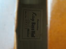 Kay M-1 3/4 Size Upright String Bass Serial #49459 Kay M-1 3/4 Size Upright String Bass Serial #49459