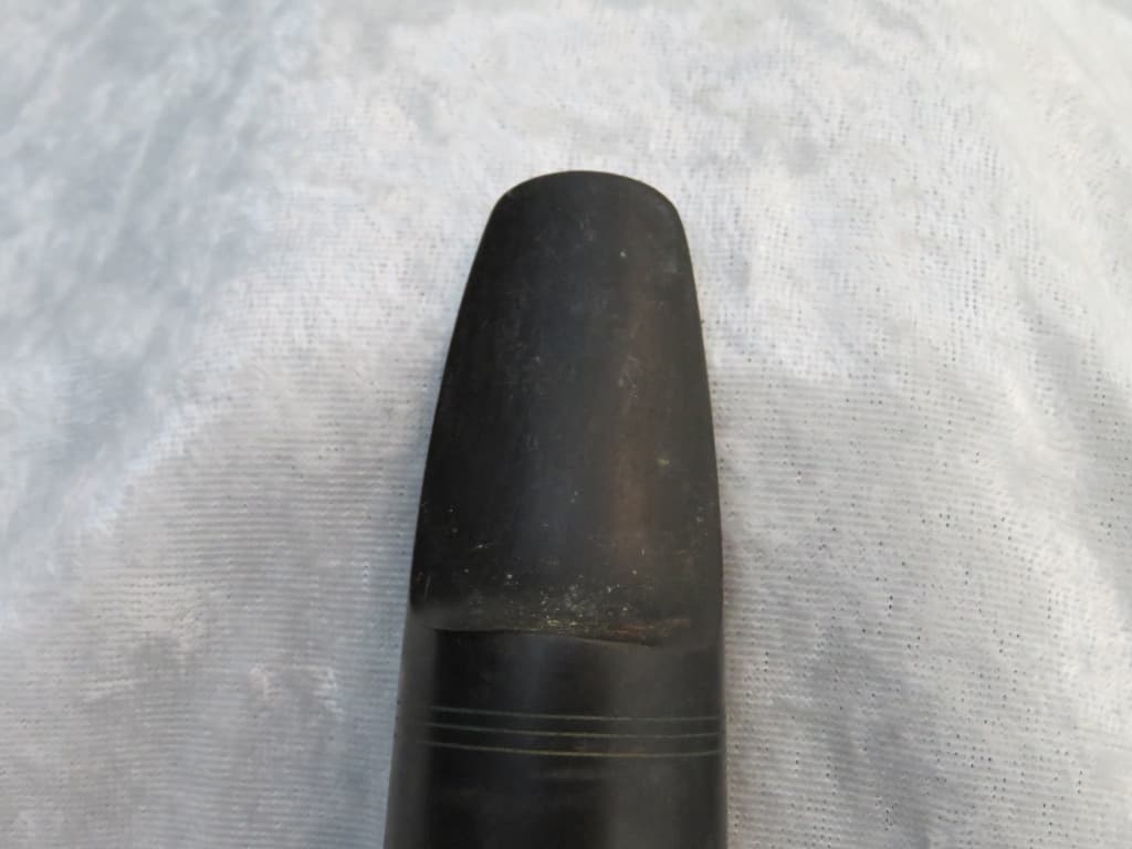 Steelite Ebonite R4 Baritone Saxophone Mouthpiece Serial #isi9331-1