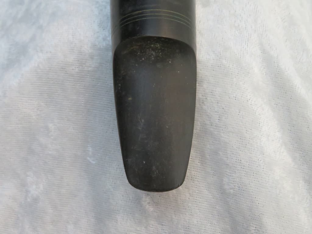Steelite Ebonite R4 Baritone Saxophone Mouthpiece Serial #isi9331-1