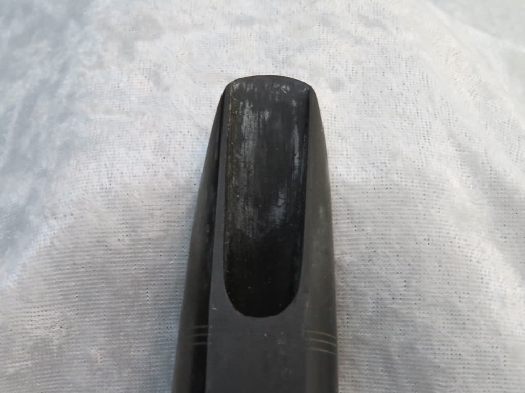 Steelite Ebonite R4 Baritone Saxophone Mouthpiece Serial #isi9331-1