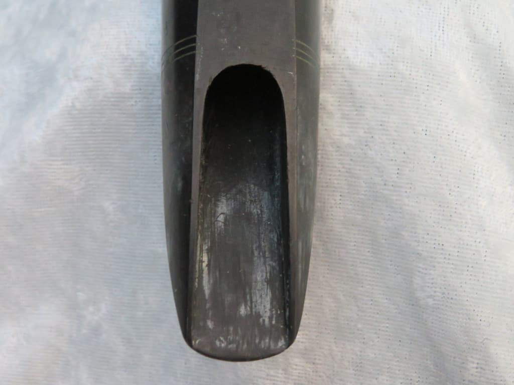 Steelite Ebonite R4 Baritone Saxophone Mouthpiece Serial #isi9331-1