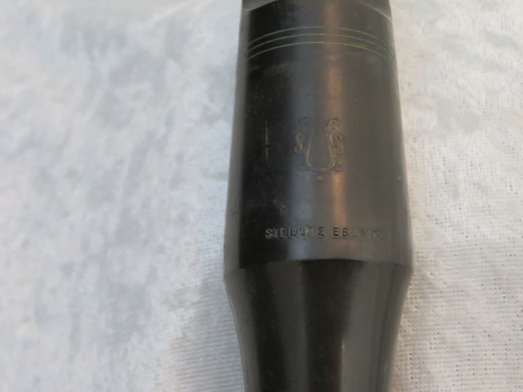 Steelite Ebonite R4 Baritone Saxophone Mouthpiece Serial #isi9331-1