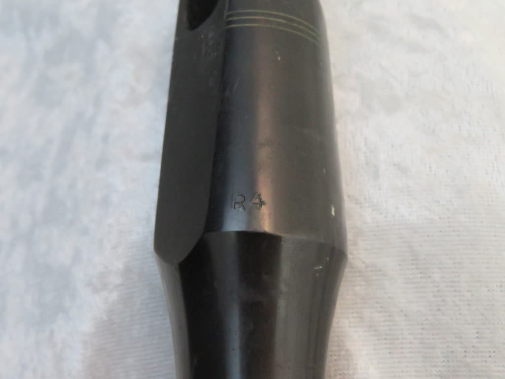 Steelite Ebonite R4 Baritone Saxophone Mouthpiece Serial #isi9331-1