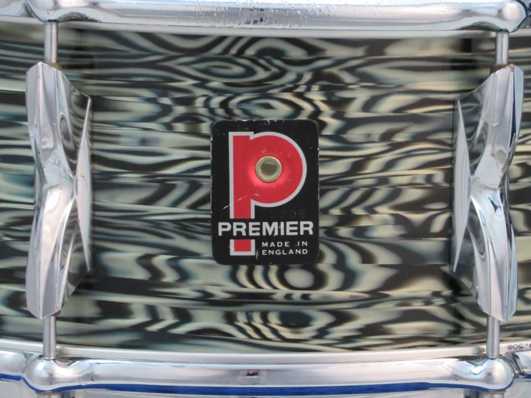 Premier 5.5 x 14 Oyster Wood Snare Drum Serial #5806