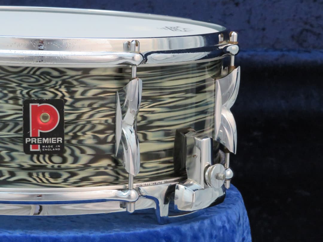 Premier 5.5 x 14 Oyster Wood Snare Drum Serial #5806