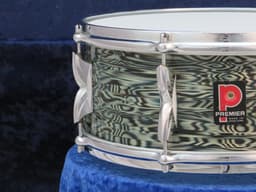 Premier 5.5 x 14 Oyster Wood Snare Drum Serial #5806 Premier 5.5 x 14 Oyster Wood Snare Drum Serial #5806