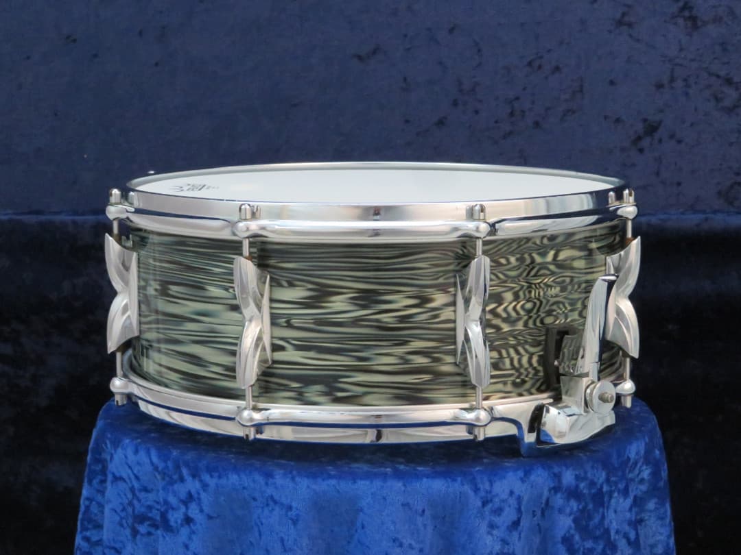 Premier 5.5 x 14 Oyster Wood Snare Drum Serial #5806