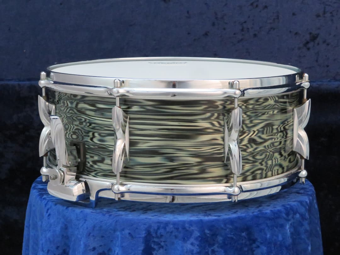 Premier 5.5 x 14 Oyster Wood Snare Drum Serial #5806