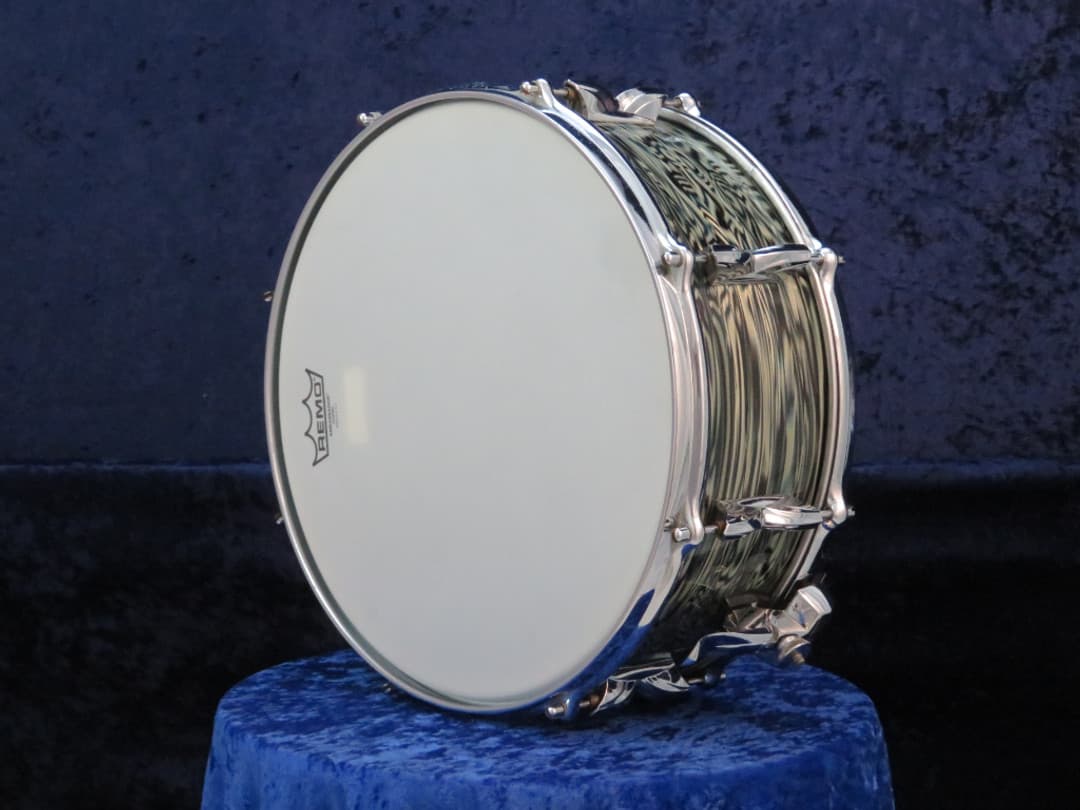 Premier 5.5 x 14 Oyster Wood Snare Drum Serial #5806