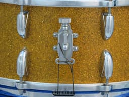 Gretsch 6.5 x 14 Gold Sparkle Pearl Wood Snare Drum Serial #isi9300 Gretsch 6.5 x 14 Gold Sparkle Pearl Wood Snare Drum Serial #isi9300