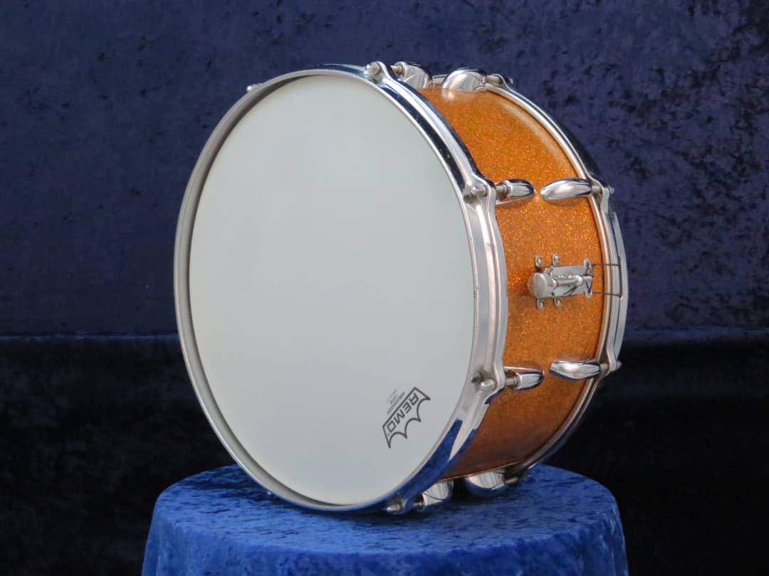 Gretsch 6.5 x 14 Gold Sparkle Pearl Wood Snare Drum Serial #isi9300