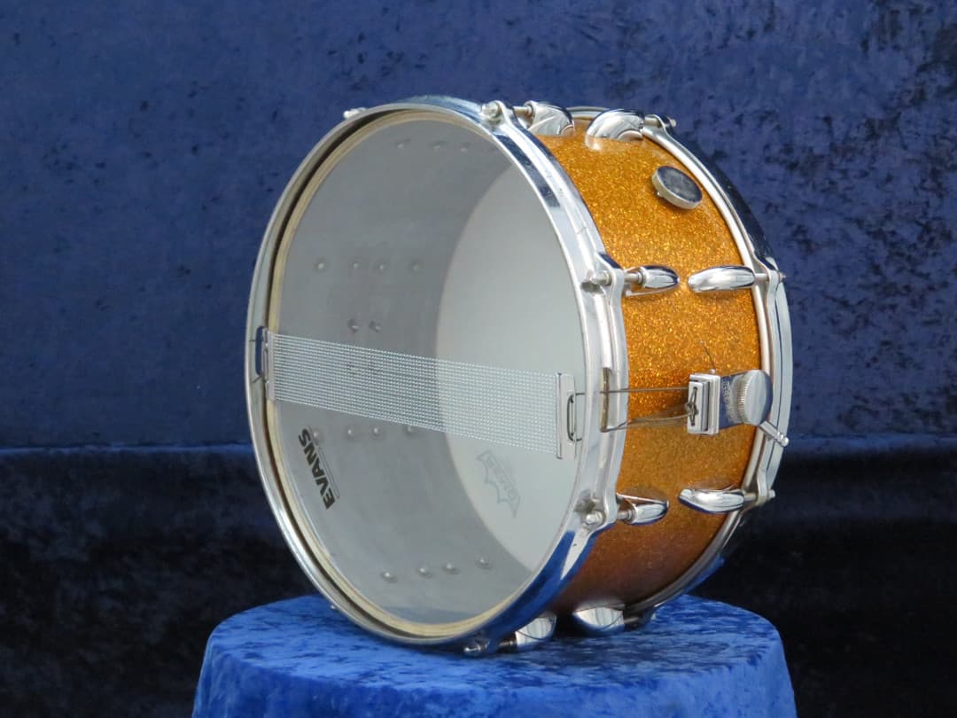 Gretsch 6.5 x 14 Gold Sparkle Pearl Wood Snare Drum Serial #isi9300