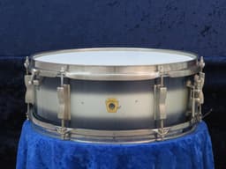 Ludwig 5 x 14 Blue and Silver Duco Wood Snare Drum 1965 Serial #225705 Ludwig 5 x 14 Blue and Silver Duco Wood Snare Drum 1965 Serial #225705