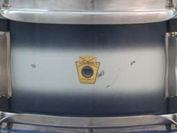 Ludwig 5 x 14 Blue and Silver Duco Wood Snare Drum 1965 Serial #225705 Ludwig 5 x 14 Blue and Silver Duco Wood Snare Drum 1965 Serial #225705