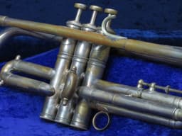 Besson Brevete S.G.D.G. Paris Grands Prix Silver Trumpet Serial #94482 Besson Brevete S.G.D.G. Paris Grands Prix Silver Trumpet Serial #94482