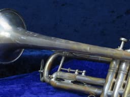 Besson Brevete S.G.D.G. Paris Grands Prix Silver Trumpet Serial #94482 Besson Brevete S.G.D.G. Paris Grands Prix Silver Trumpet Serial #94482