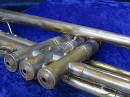 Besson Brevete S.G.D.G. Paris Grands Prix Silver Trumpet Serial #94482 Besson Brevete S.G.D.G. Paris Grands Prix Silver Trumpet Serial #94482