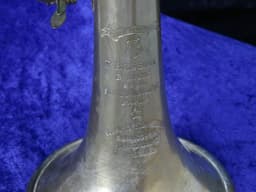 Besson Brevete S.G.D.G. Paris Grands Prix Silver Trumpet Serial #94482 Besson Brevete S.G.D.G. Paris Grands Prix Silver Trumpet Serial #94482