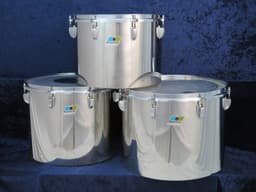 Ludwig Set of 3 14" 15" 16" Bonham Stainless Steel Tri/ Concert Toms Serial #1325365 Ludwig Set of 3 14" 15" 16" Bonham Stainless Steel Tri/ Concert Toms Serial #1325365