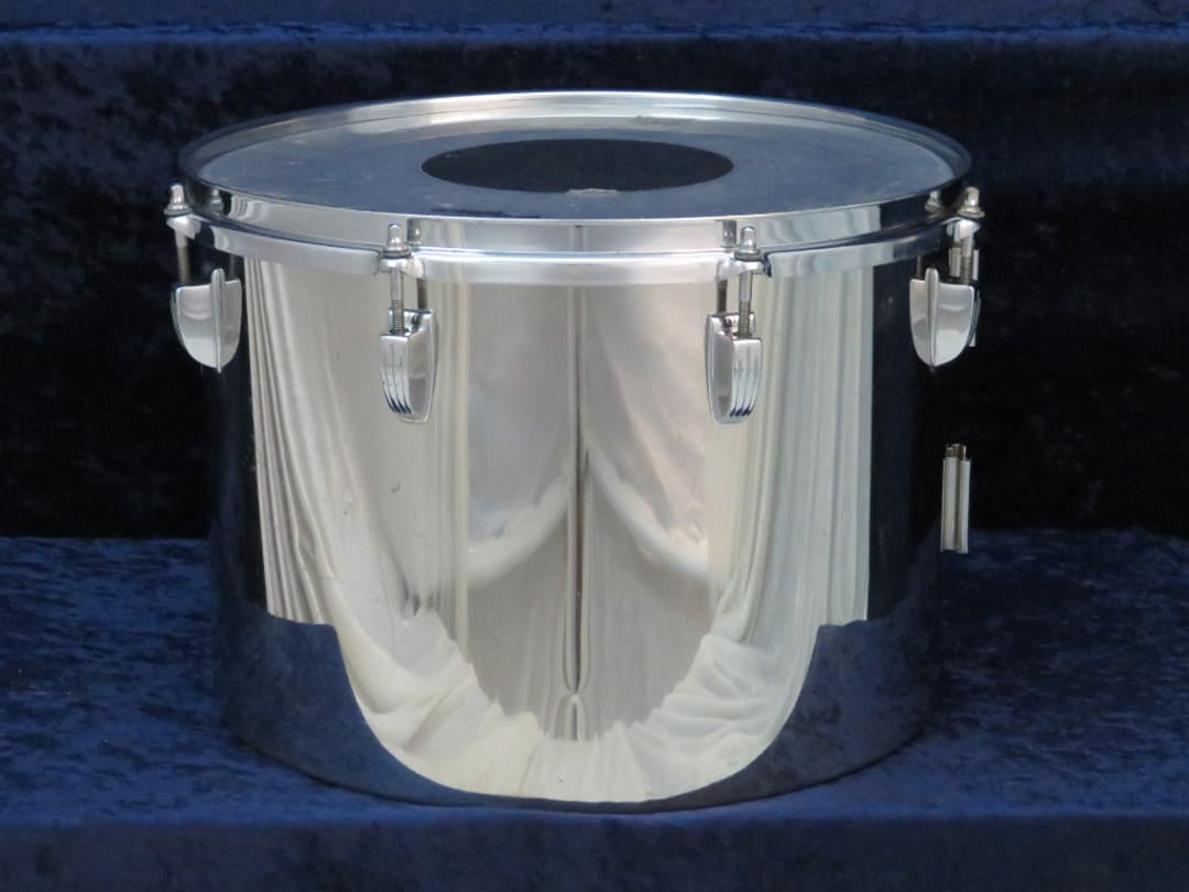 Ludwig Set of 3 14" 15" 16" Bonham Stainless Steel Tri/ Concert Toms Serial #1325365