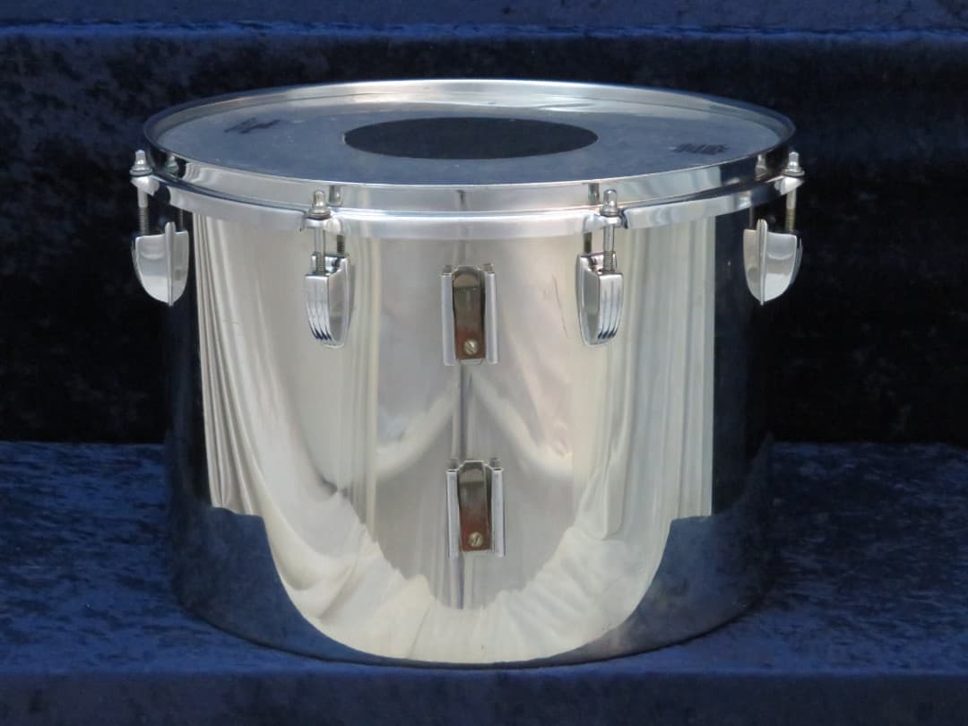 Ludwig Set of 3 14" 15" 16" Bonham Stainless Steel Tri/ Concert Toms Serial #1325365