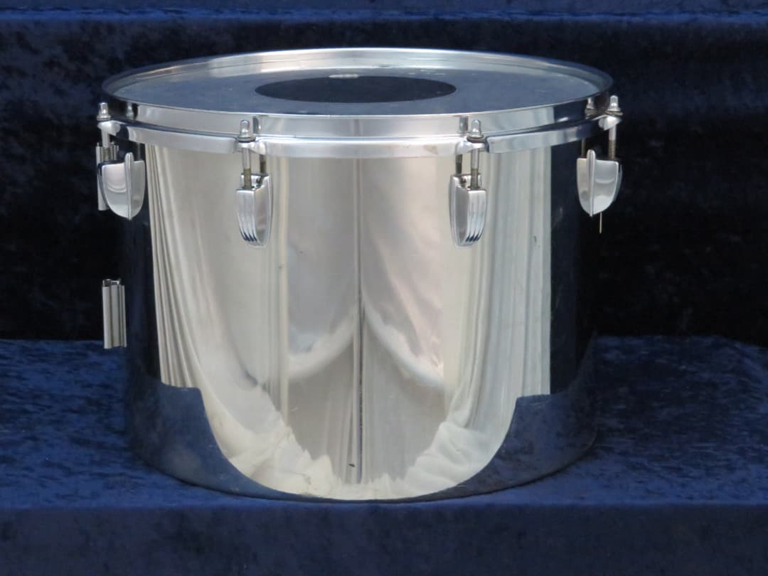 Ludwig Set of 3 14" 15" 16" Bonham Stainless Steel Tri/ Concert Toms Serial #1325365
