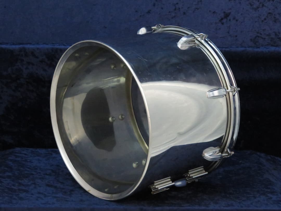 Ludwig Set of 3 14" 15" 16" Bonham Stainless Steel Tri/ Concert Toms Serial #1325365