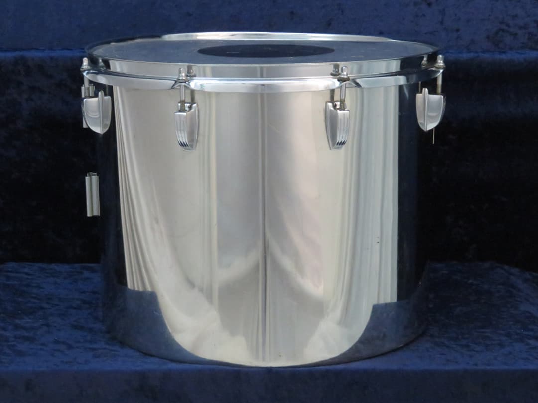 Ludwig Set of 3 14" 15" 16" Bonham Stainless Steel Tri/ Concert Toms Serial #1325365