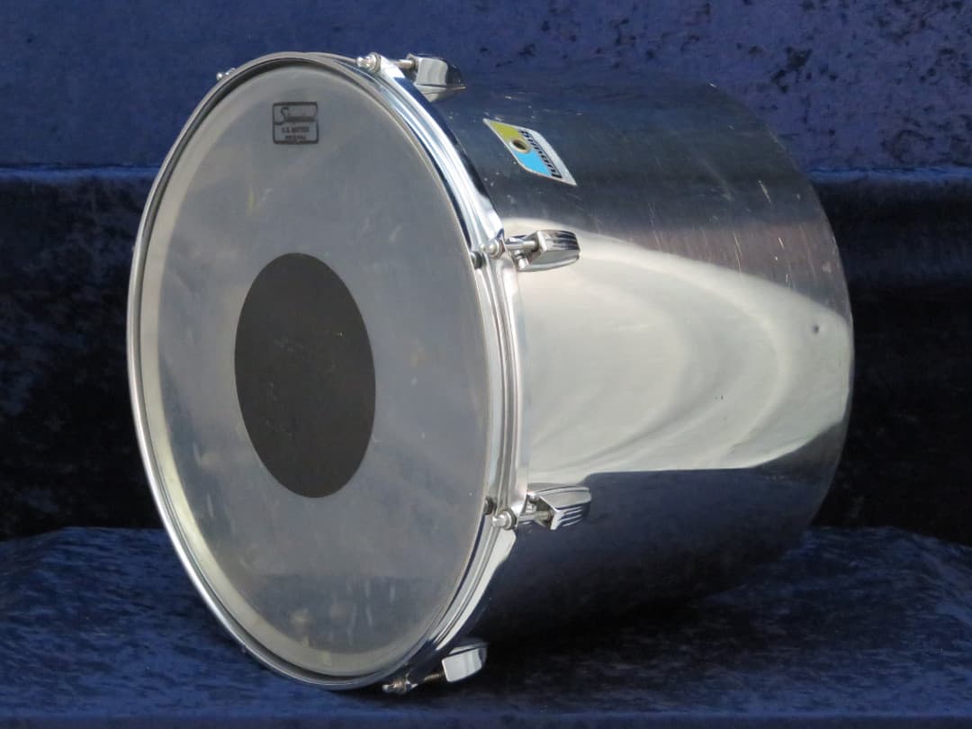 Ludwig Set of 3 14" 15" 16" Bonham Stainless Steel Tri/ Concert Toms Serial #1325365