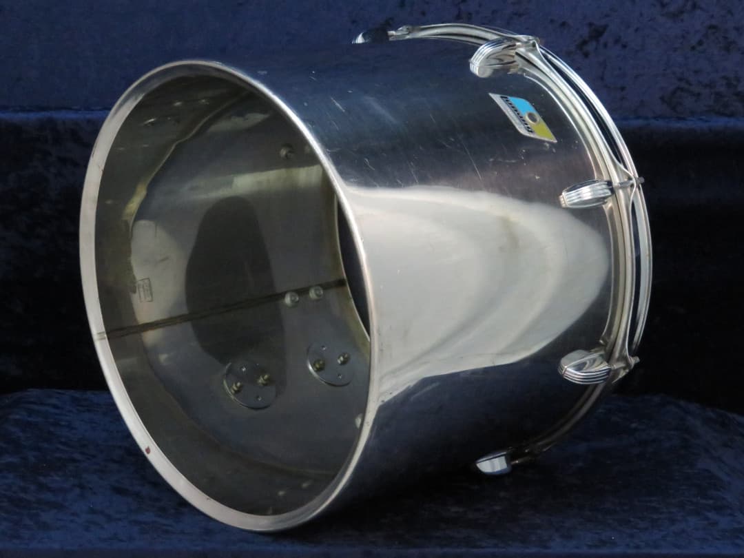 Ludwig Set of 3 14" 15" 16" Bonham Stainless Steel Tri/ Concert Toms Serial #1325365