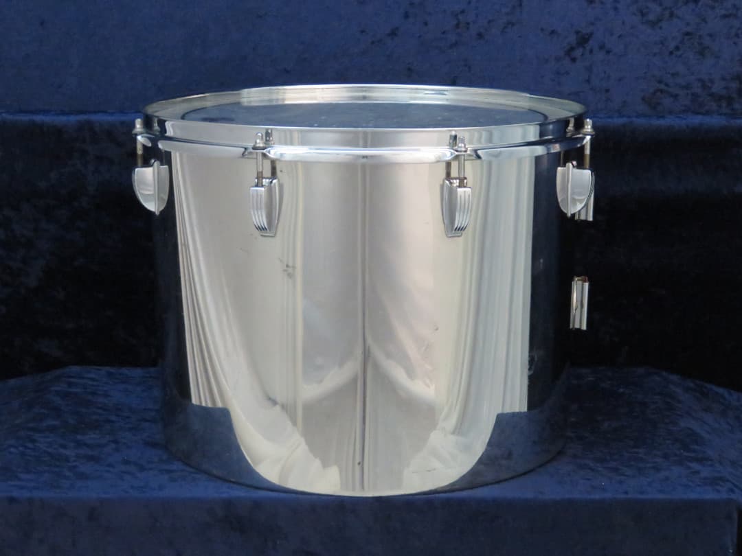 Ludwig Set of 3 14" 15" 16" Bonham Stainless Steel Tri/ Concert Toms Serial #1325365