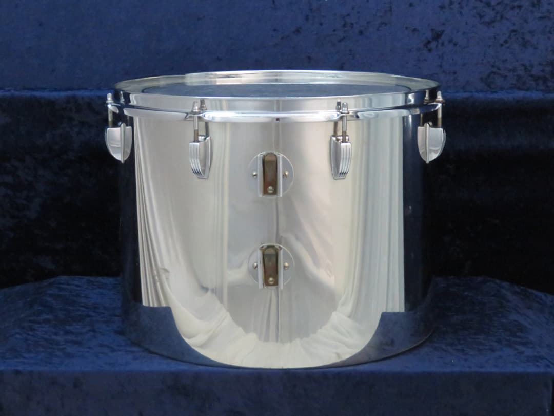 Ludwig Set of 3 14" 15" 16" Bonham Stainless Steel Tri/ Concert Toms Serial #1325365