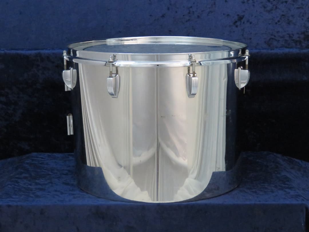 Ludwig Set of 3 14" 15" 16" Bonham Stainless Steel Tri/ Concert Toms Serial #1325365