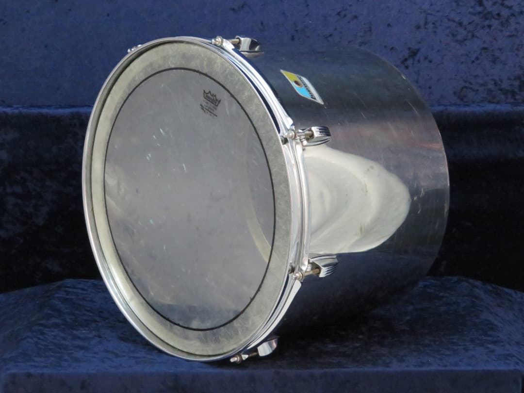 Ludwig Set of 3 14" 15" 16" Bonham Stainless Steel Tri/ Concert Toms Serial #1325365